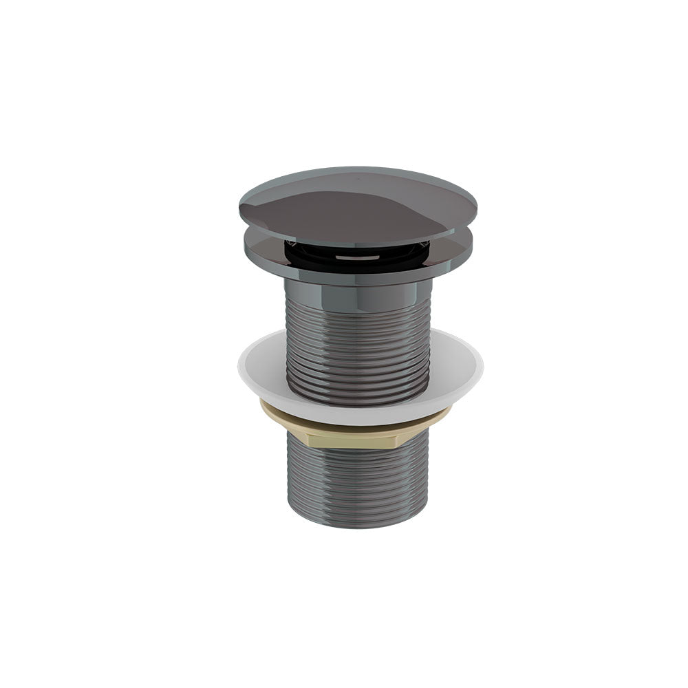 Click Clack Basin Waste-Black Chrome-Allied