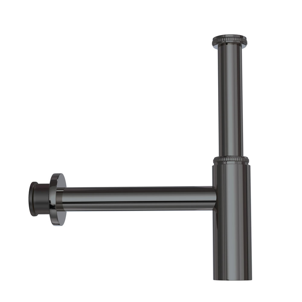 Contemporary Bottle Trap-Black Chrome-Allied