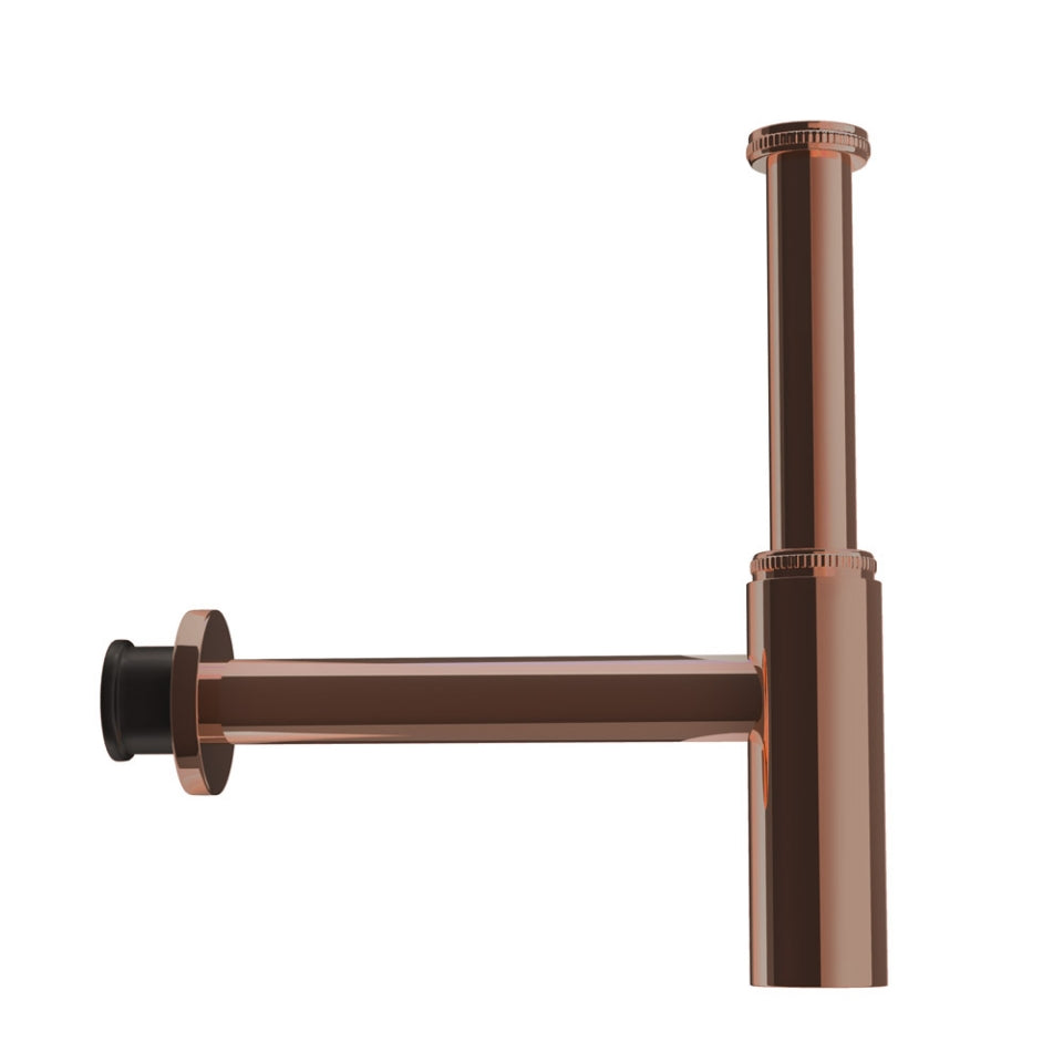 Contemporary Bottle Trap-Blush Gold PVD-Allied-4