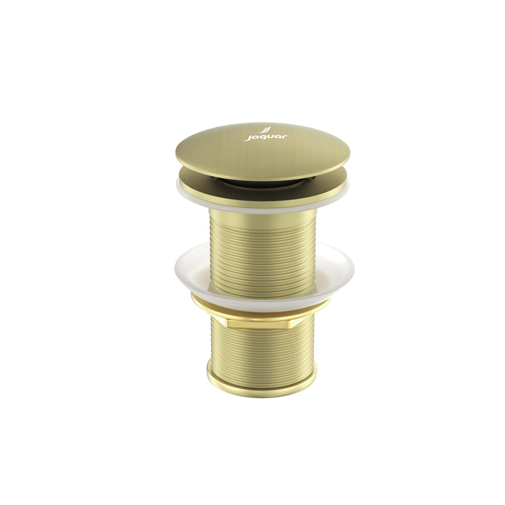 Click Clack Basin Waste - Brass Matt-Allied