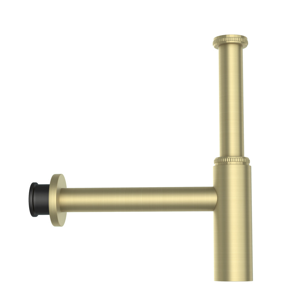 Contemporary Bottle Trap-Brass Matt-Allied