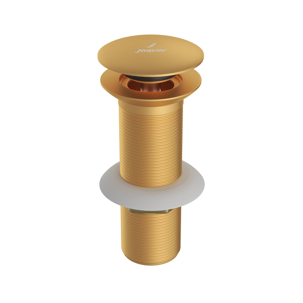 Click Clack Basin Waste-Gold Matt PVD-Allied-2