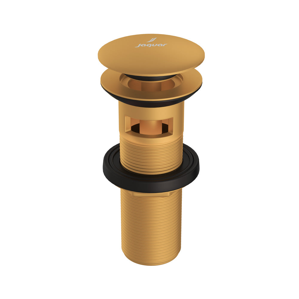 Click Clack Basin Waste-Gold Matt PVD-Allied