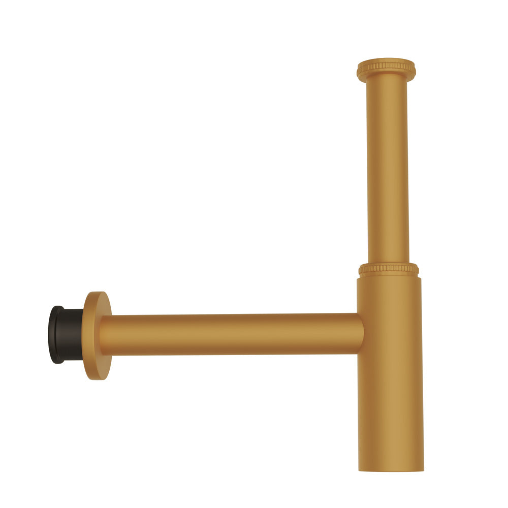 Contemporary Bottle Trap-Gold Matt PVD-Allied