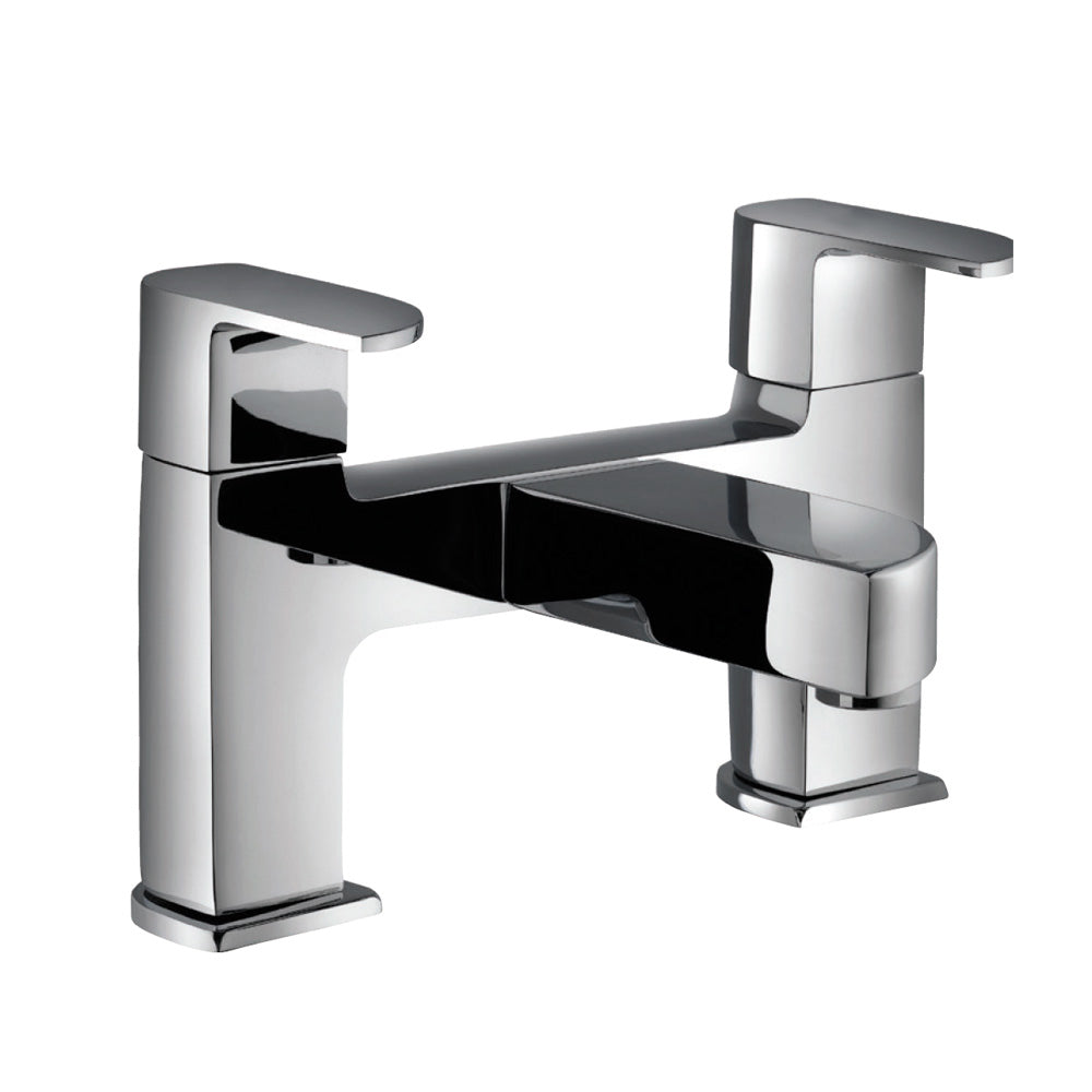 2 Hole H Type Bath Filler-Chrome-Alive