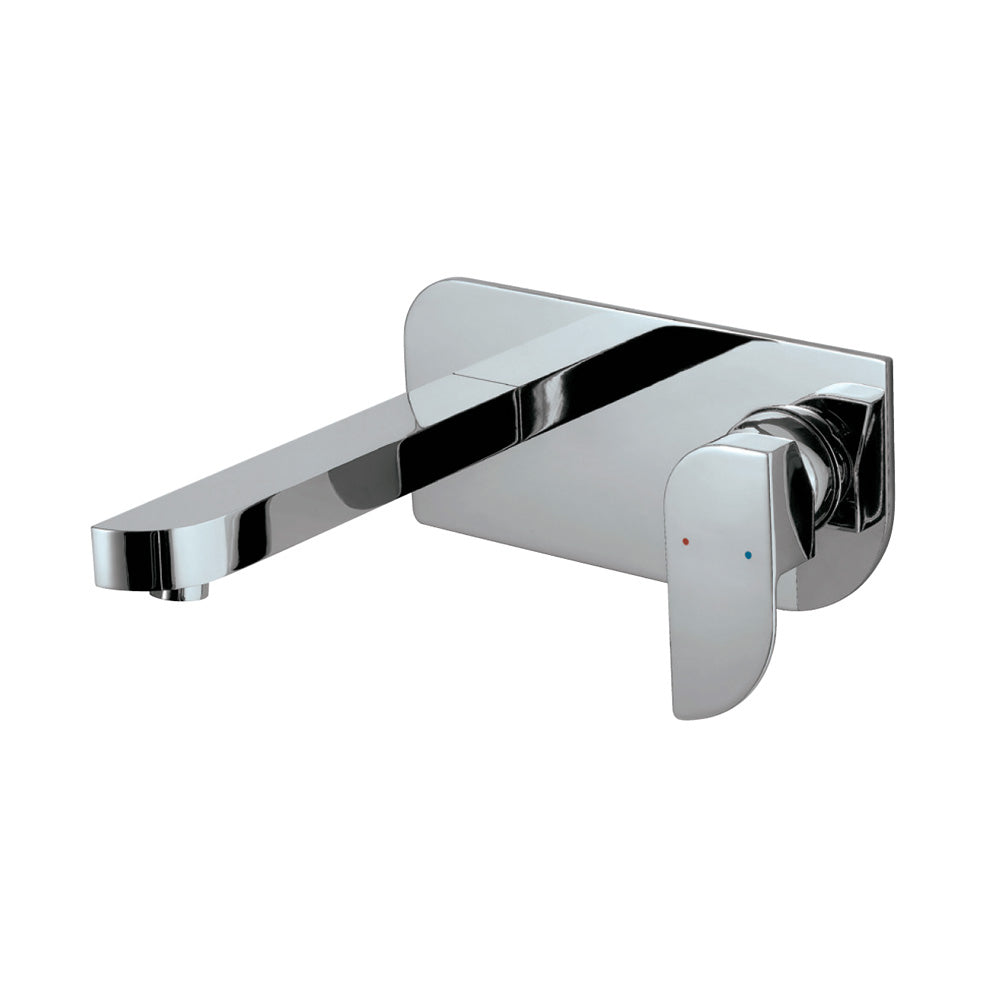 2 Hole Wall Mounted Basin Mixer-Chrome-Alive