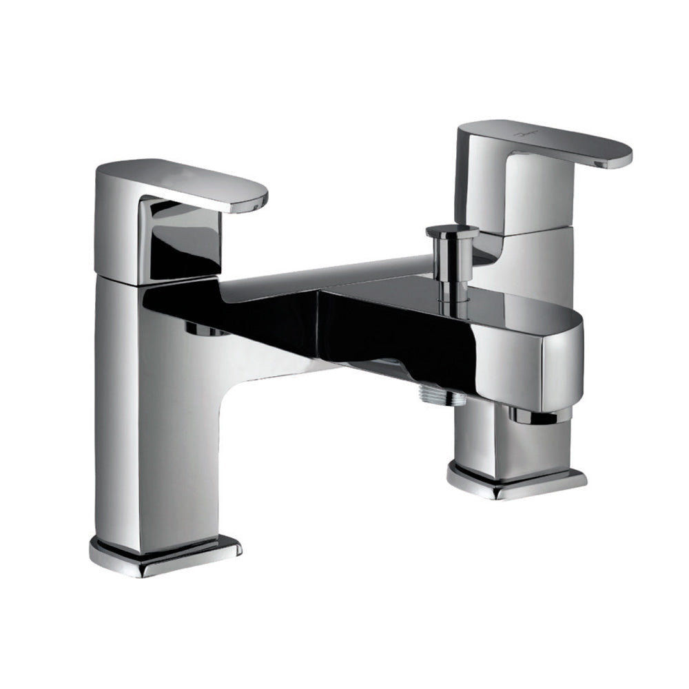 2 Hole H Type Bath and Shower Mixer-Chrome-Alive
