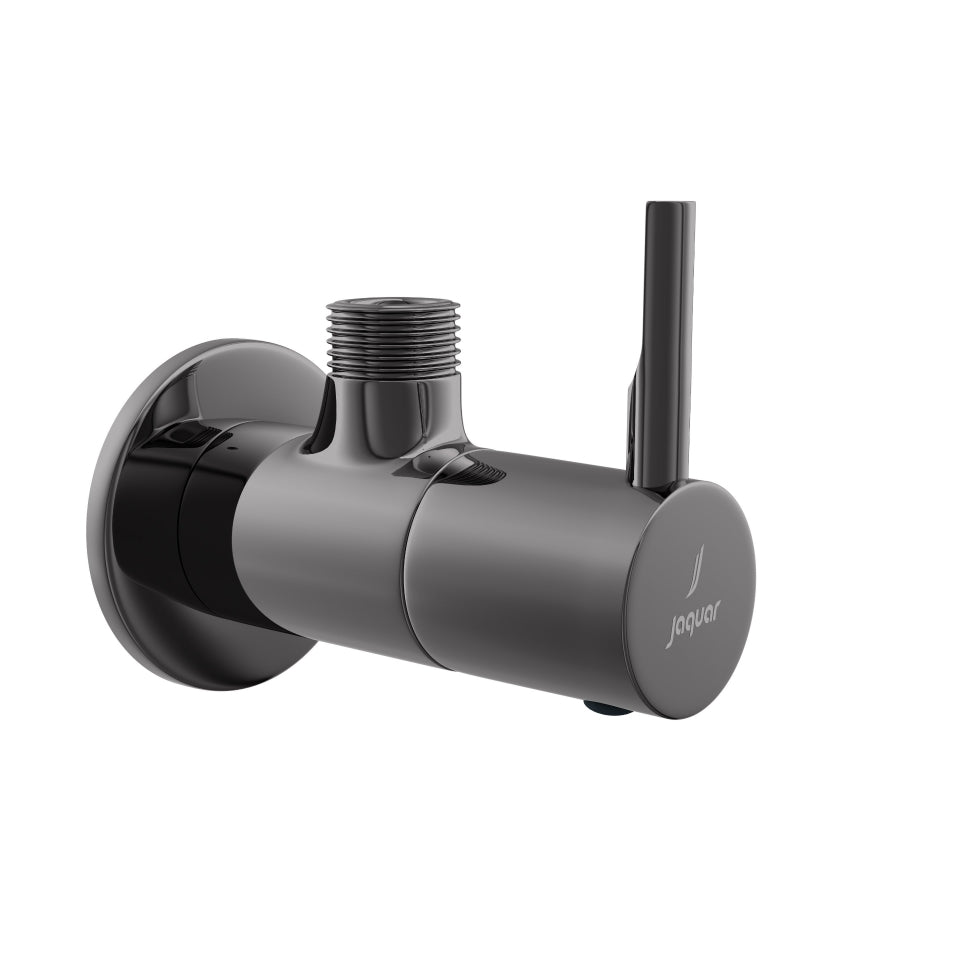 Wall Mounted Stop Valve for Douche Kit-Black Chrome-Florentine-Prime