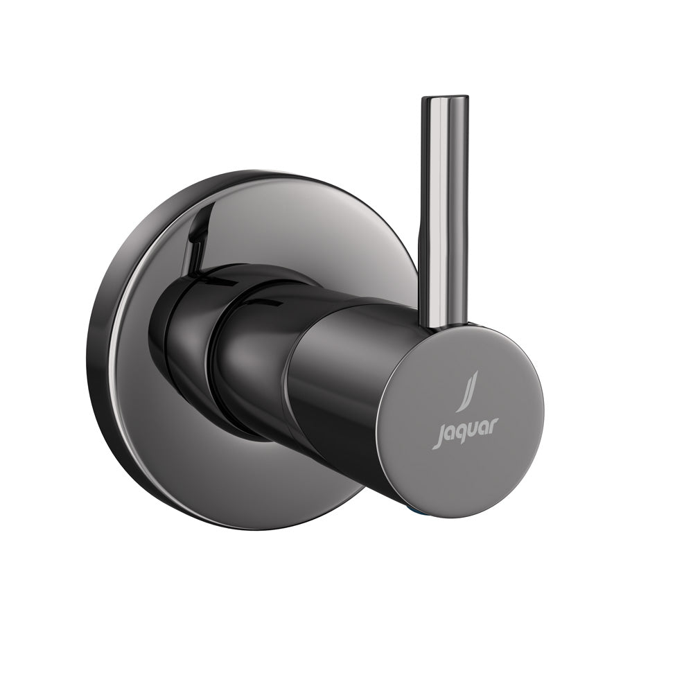 Wall Mounted Stop Valve-Black Chrome-Florentine-Prime