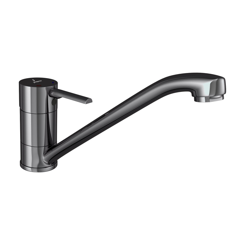 Mono Sink Mixer-Black Chrome-Florentine-Prime-2