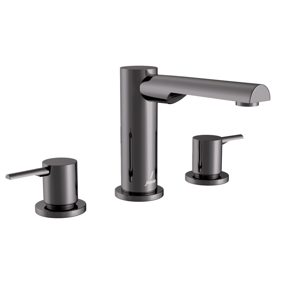 3-Hole Basin Mixer-Black Chrome-Florentine-Prime