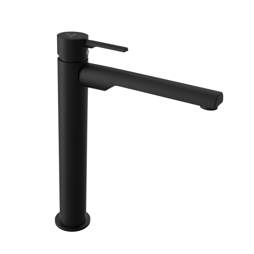 Extended Mono basin mixer - Black Matt-Florentine-Prime