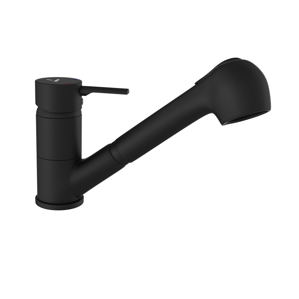 Mono Sink Mixer-Black Matt-Florentine-Prime