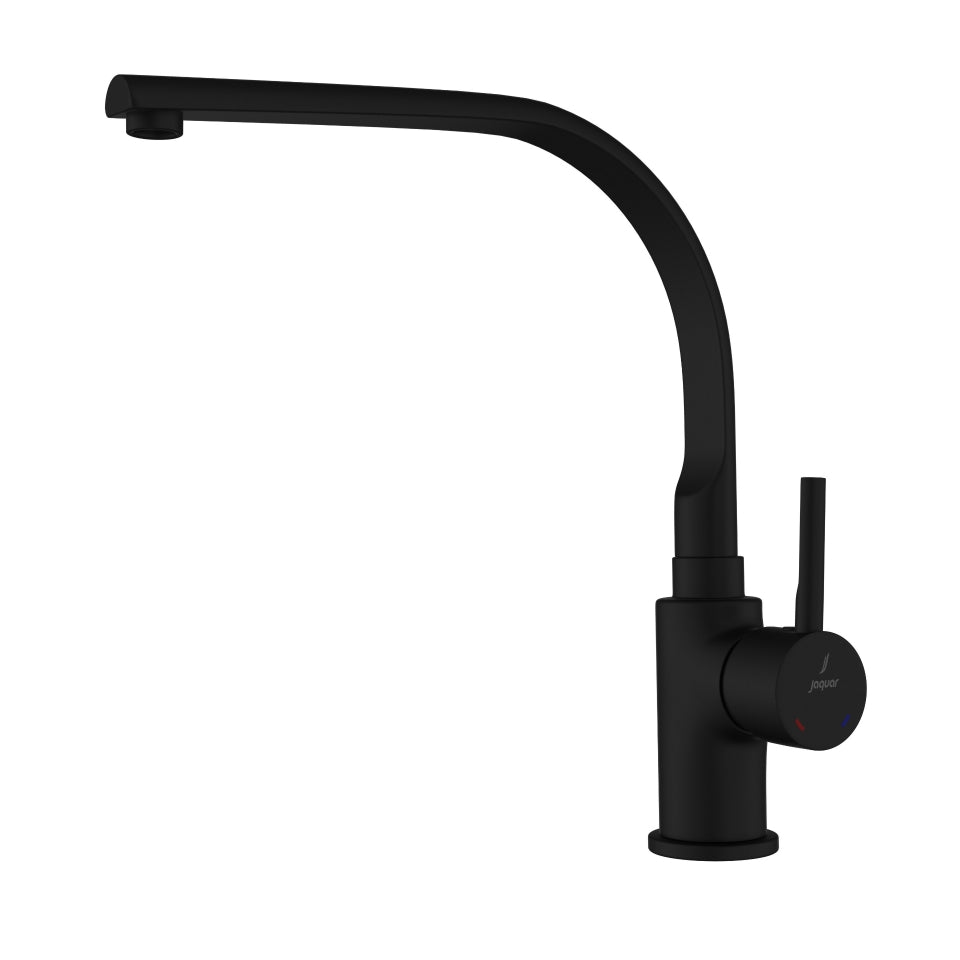 Side Lever Mono Sink Mixer-Black Matt-Florentine-Prime
