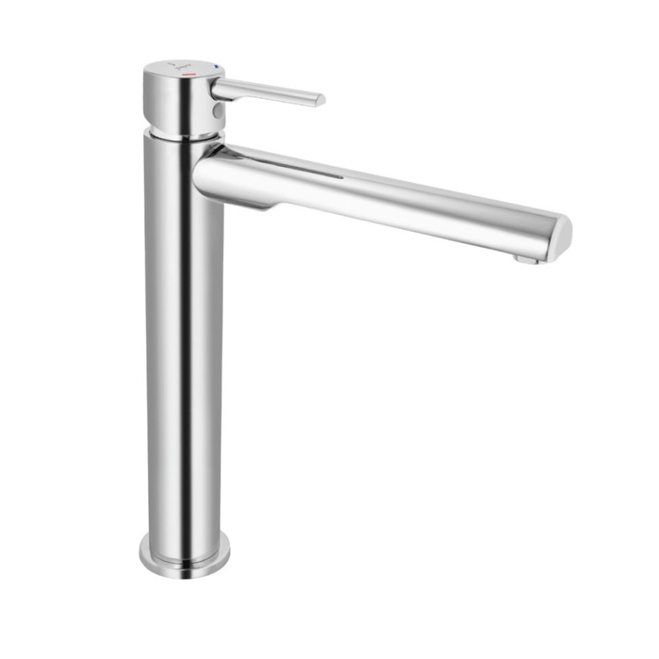 Extended Mono basin mixer - Chrome-Florentine-Prime