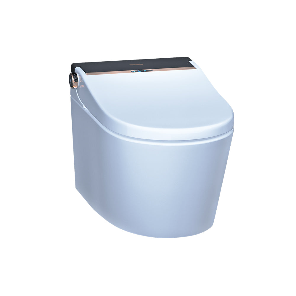 Wall Hung Fully Automatic Toilet Black & White - Luxelet