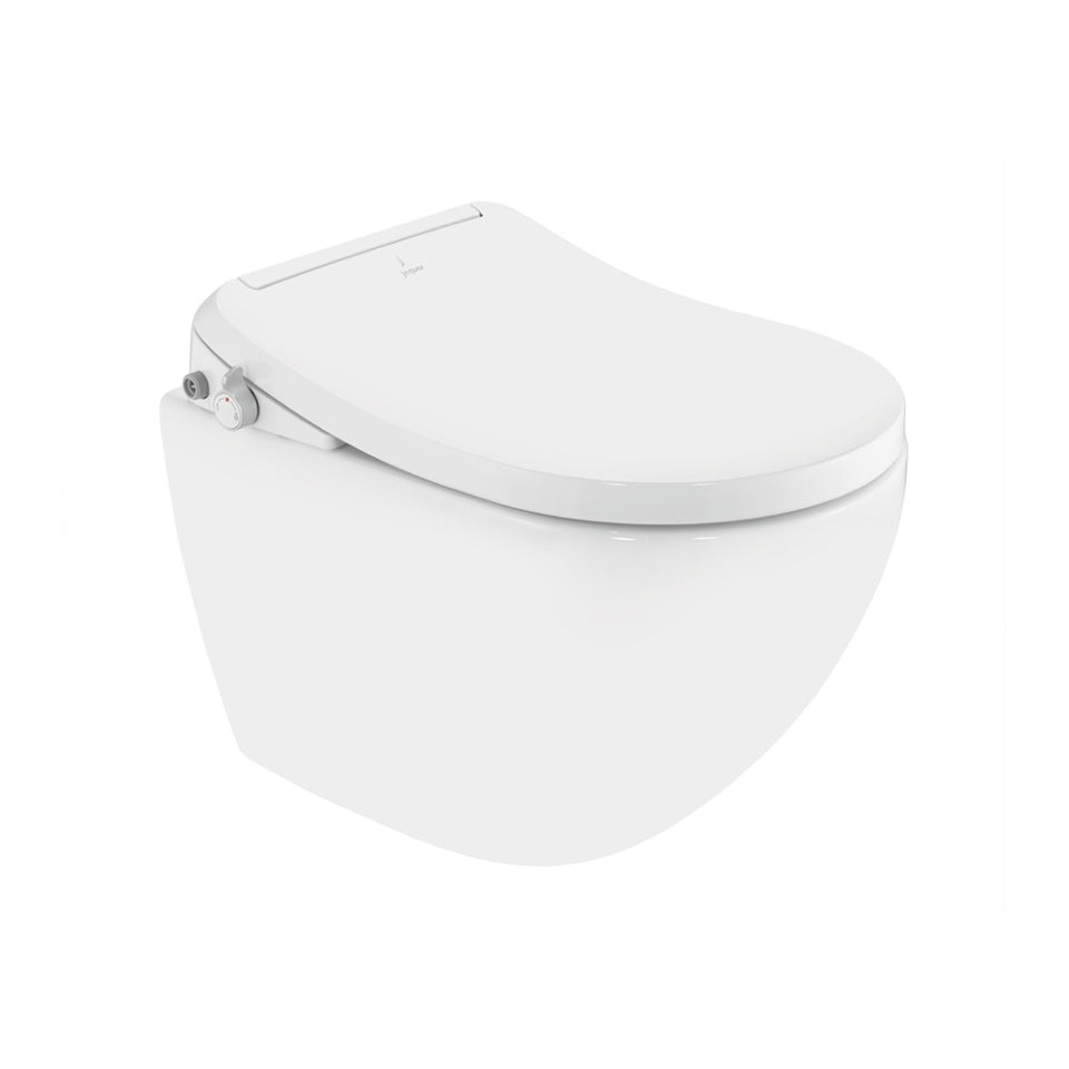 Semi Automatic Wall Hung Toilet -Solo Bidspa