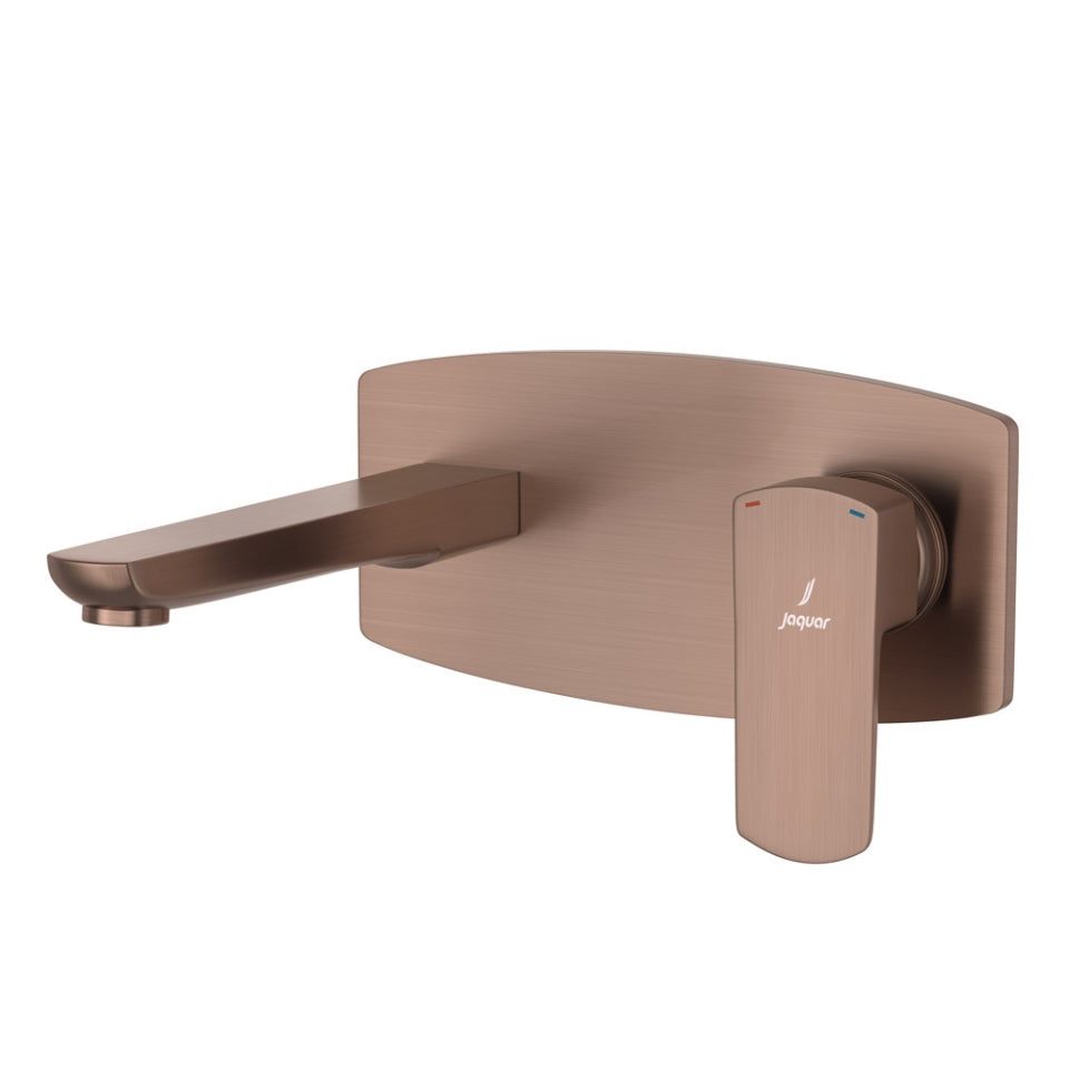 2 Hole Wall Mounted Basin Mixer-Antique Copper-Kubix-Prime