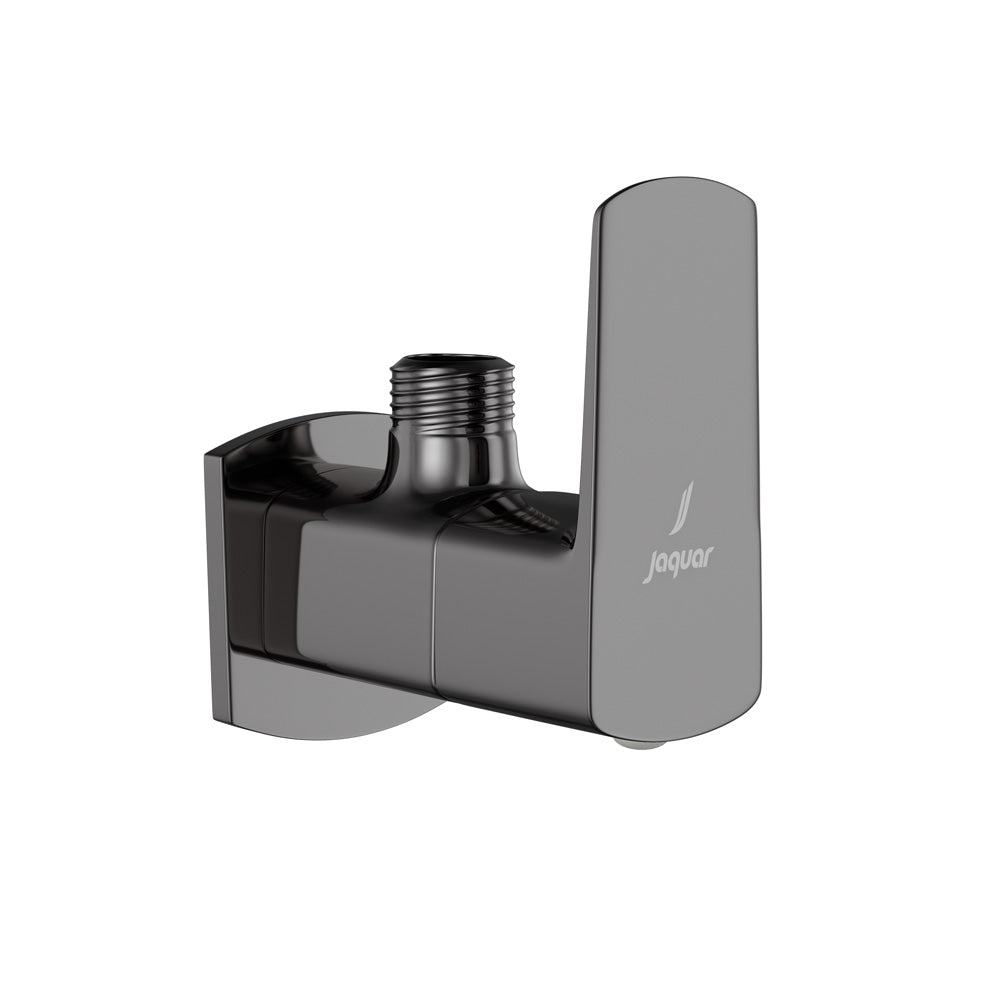 Wall Mounted Stop Valve -Black Chrome-Kubix-Prime