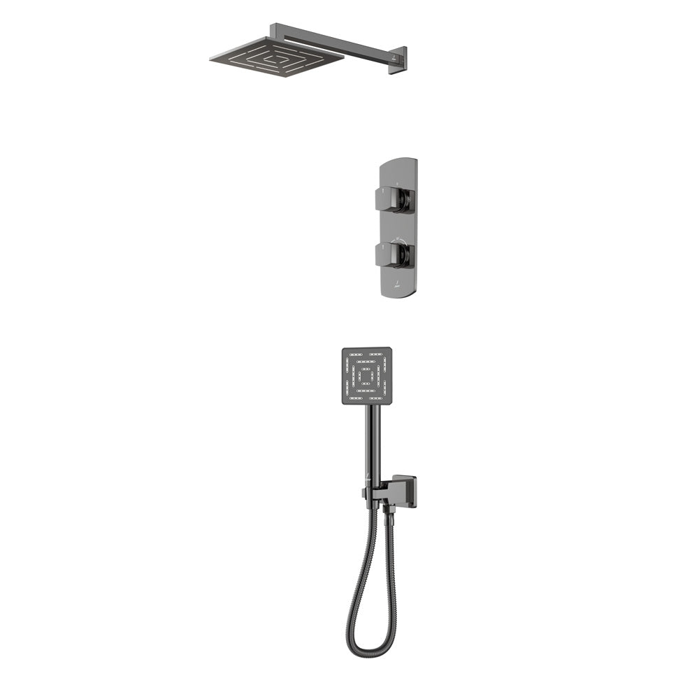 Shower Set - Black Chrome