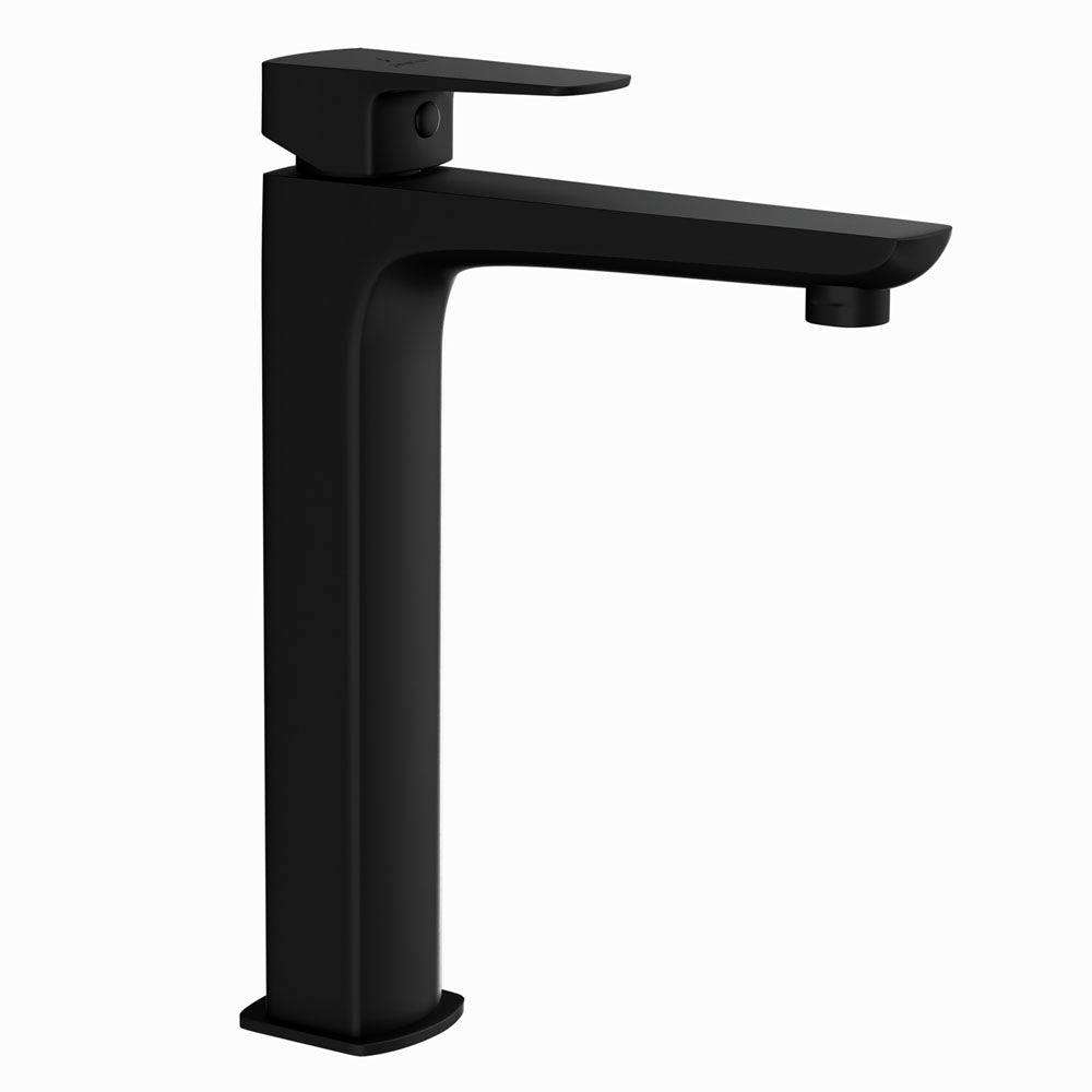Extended Mono Basin Mixer-Black Matt-Kubix-Prime