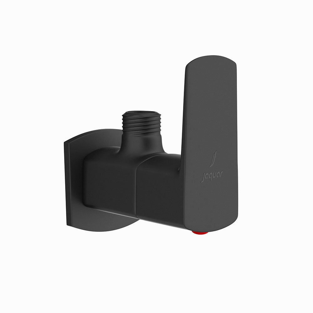 Wall Mounted Stop Valve -Black Matt-Kubix-Prime