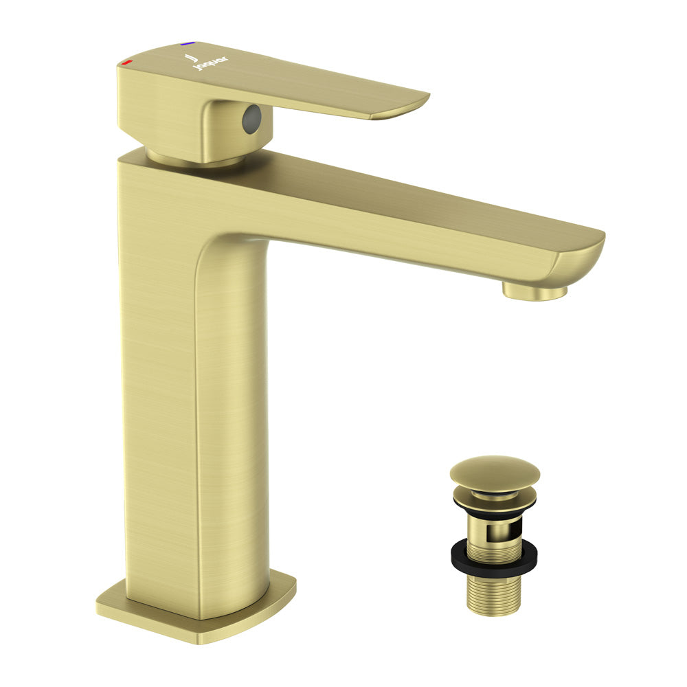 Mono Basin Mixer-Brass Matt-Kubix-Prime