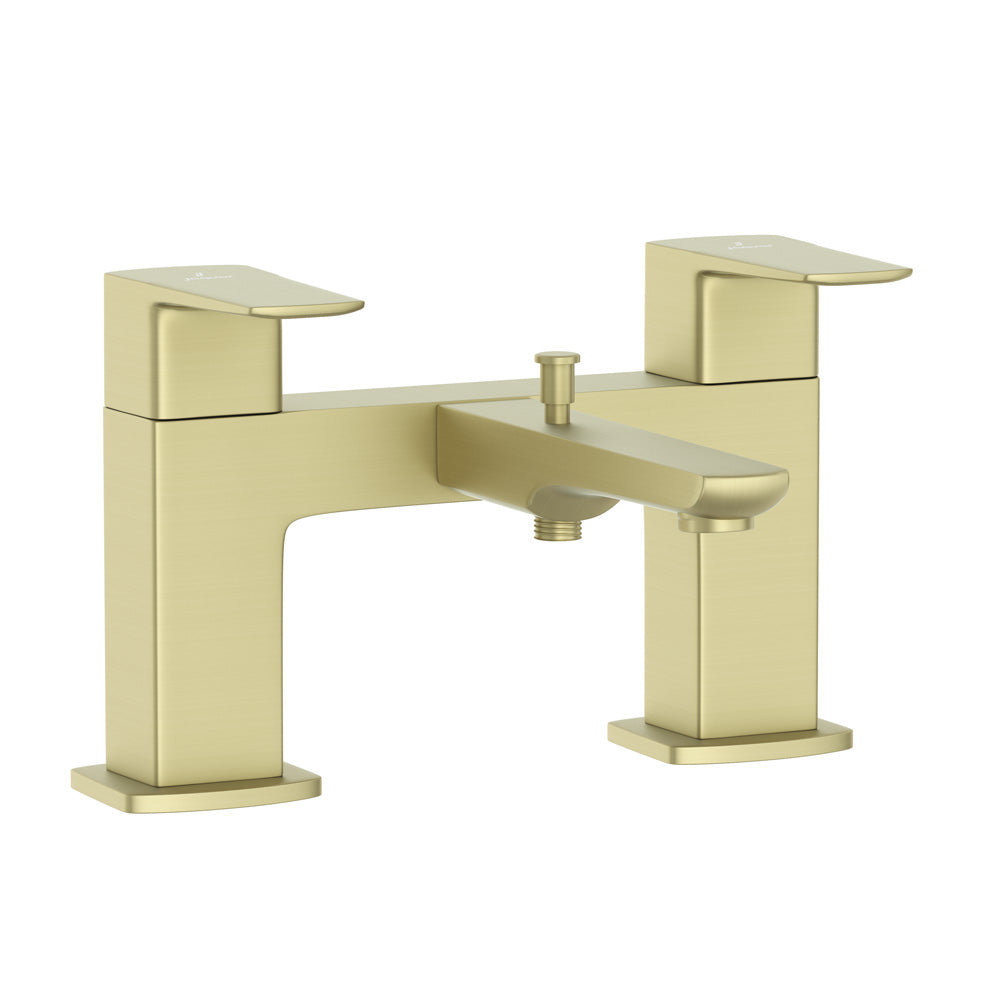 2 Hole H Type Bath and Shower Mixer-Brass Matt-Kubix-Prime