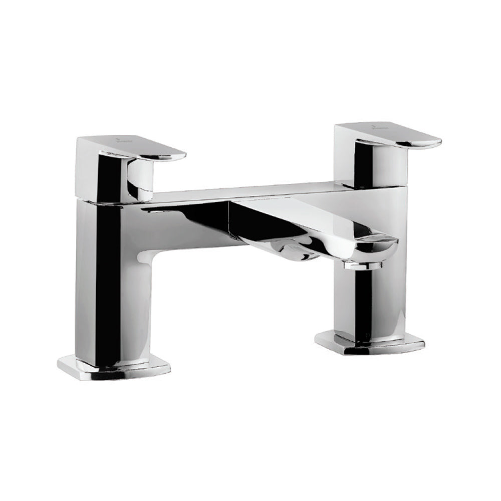2 Hole H Type Bath Filler-Chrome-Kubix-Prime