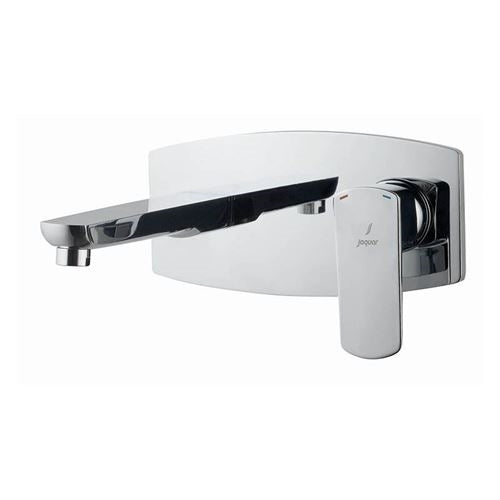 2 Hole Wall Mounted Basin Mixer-Chrome-Kubix-Prime
