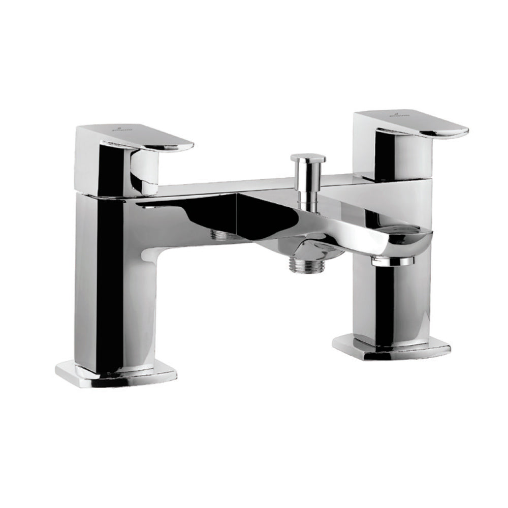 2 Hole H Type Bath and Shower Mixer-Chrome-Kubix-Prime