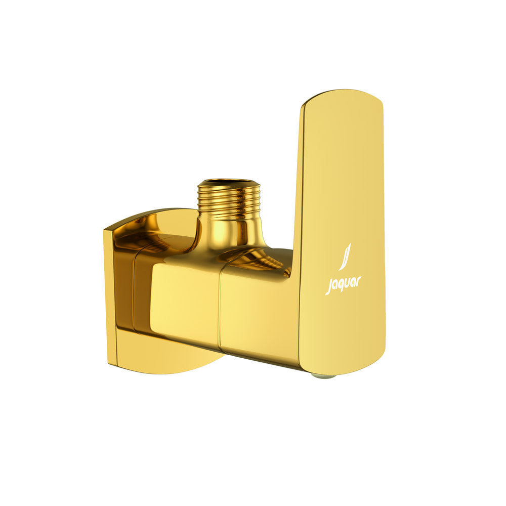 Wall Mounted Stop Valve -Gold Bright PVD-Kubix-Prime