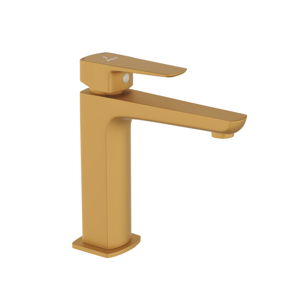 Mono Basin Mixer-Gold Matt PVD-Kubix-Prime