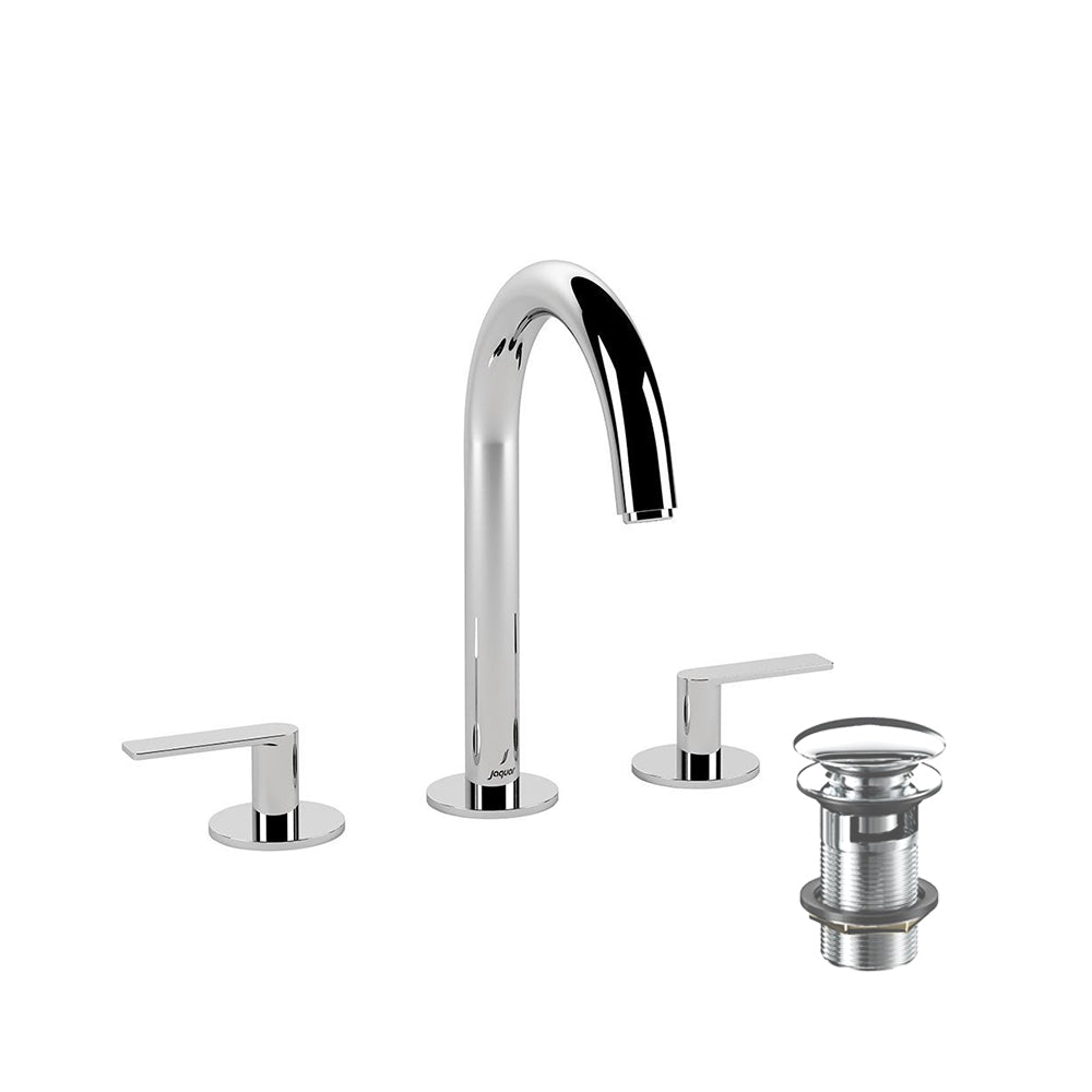3 Hole Basin Mixer-Chrome-Laguna-2