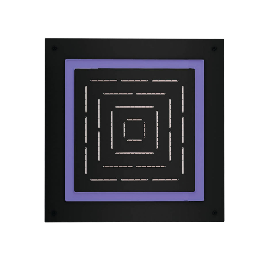 Overhead Shower - Black Matt