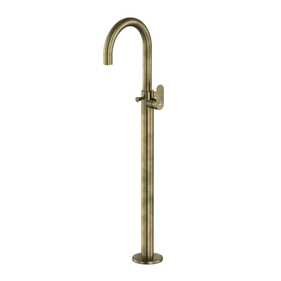 Exposed Parts of Floor Mounted Single Lever Bath Mixer-Antique Bronze-Opal-Prime
