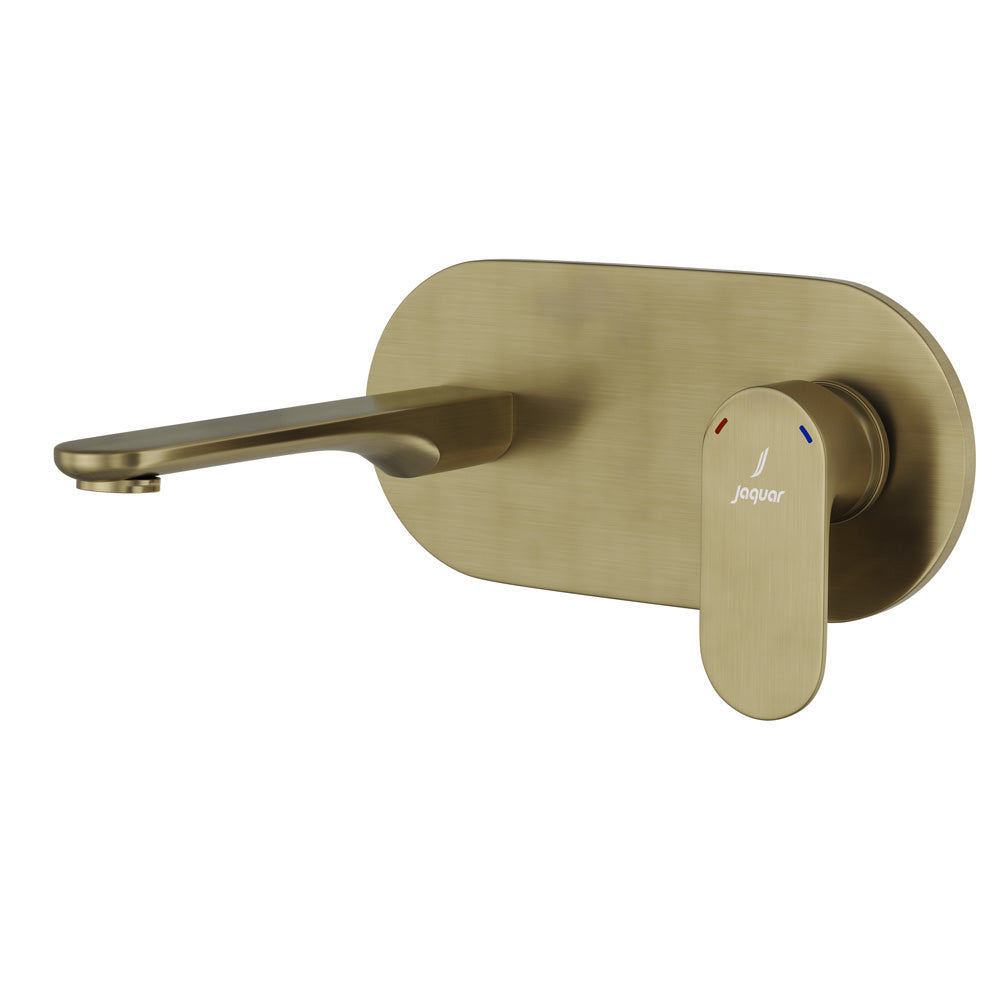 2 Hole Wall Mounted Basin Mixer-Antique Bronze-Opal-Prime
