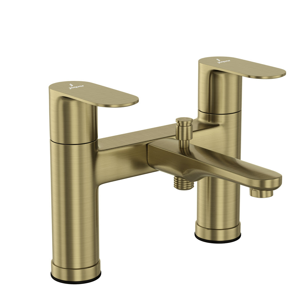 2 Hole H Type Bath and Shower Mixer-Antique Bronze-Opal-Prime