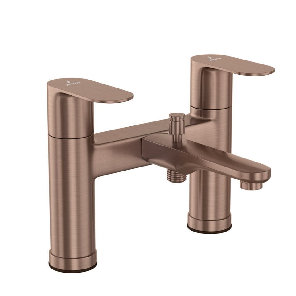 2 Hole H Type Bath and Shower Mixer-Antique Copper-Opal-Prime
