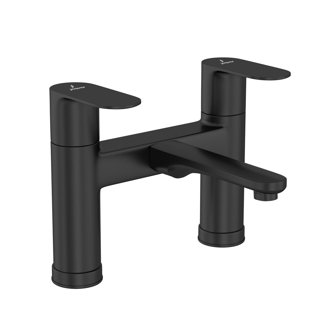 2 Hole H Type Bath Filler-Black Matt-Opal-Prime