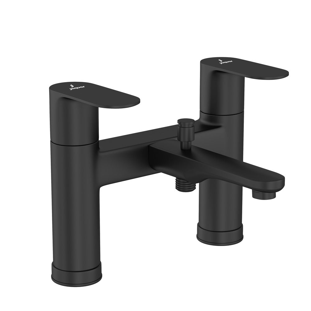 2 Hole H Type Bath and Shower Mixer-Black Matt-Opal-Prime