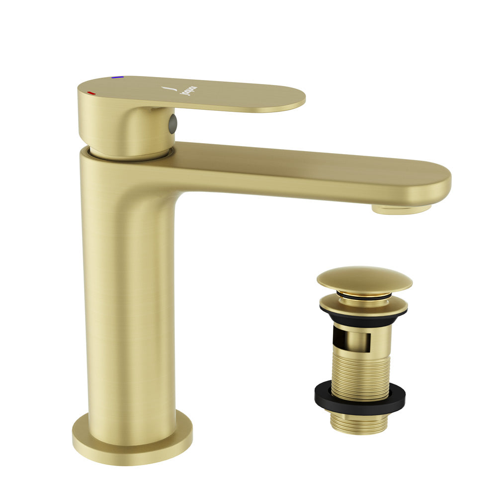 Mono Basin Mixer-Brass Matt-Opal-Prime
