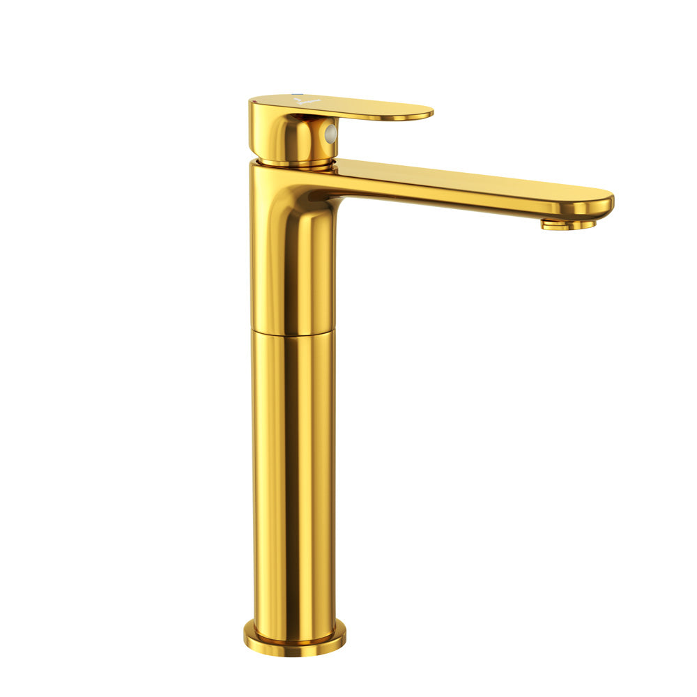 Extended Mono Basin Mixer-Gold Bright PVD-Opal-Prime