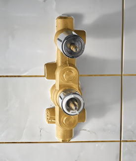 CONCEALED IN-WALL THERMOSTATIC SHOWER FITTINGS Showers