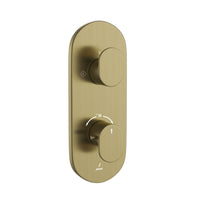 EXPOSED PART OF THERMOSTATIC SHOWER MIXER 2 WAY