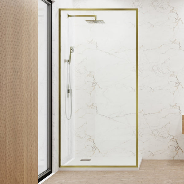 WALK IN SHOWER SCREEN - LAMINATED (FRAMED)