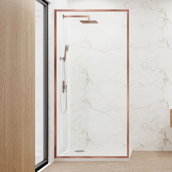 WALK IN SHOWER SCREEN - LAMINATED (FRAMED)