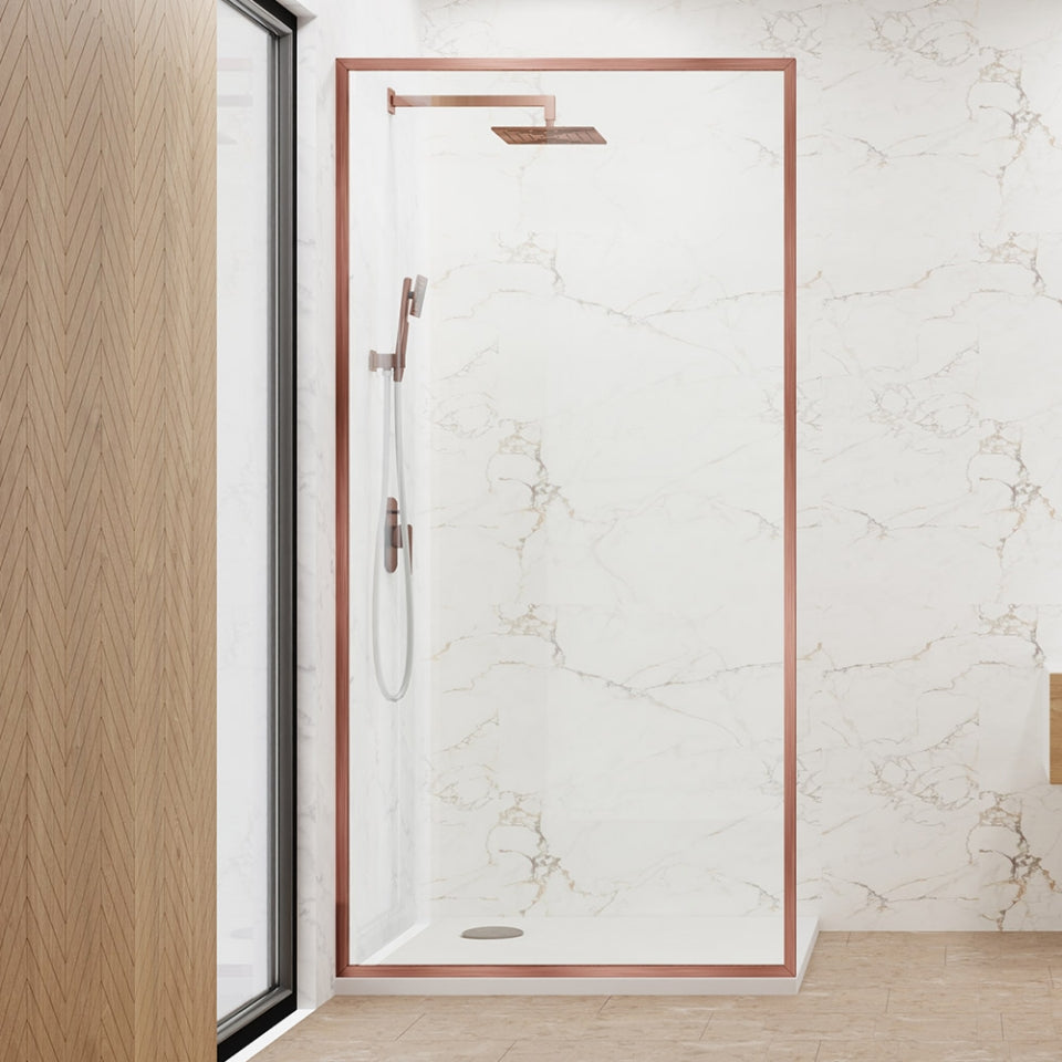 WALK IN SHOWER SCREEN - LAMINATED (FRAMED)