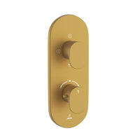 EXPOSED PART OF THERMOSTATIC SHOWER MIXER 3 WAY