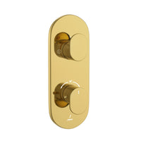EXPOSED PART OF THERMOSTATIC SHOWER MIXER 2 WAY